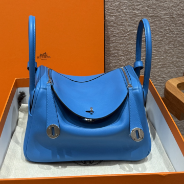 올수공 에르메스 린디 30 0F/Blue Frida 스위프트 실버 하드웨어