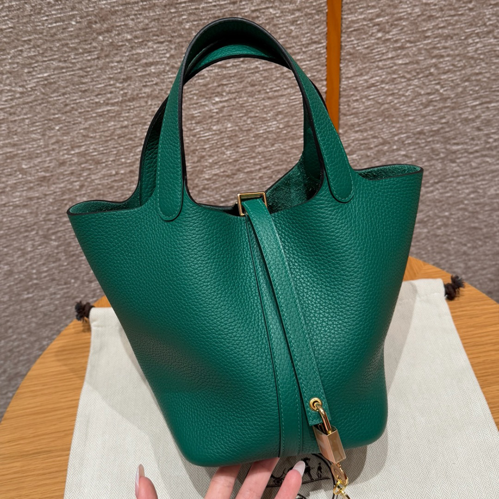 올수공 에르메스 피코탄 18 U4/Vert vertigo 클레망스 골드 하드웨어