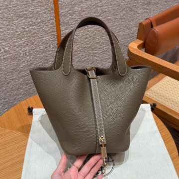 올수공 에르메스 피코탄 18 18/Etoupe 클레망스 골드 하드웨어