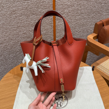 올수공 에르메스 피코탄 18 6C/Cuivre 클레망스 골드 하드웨어