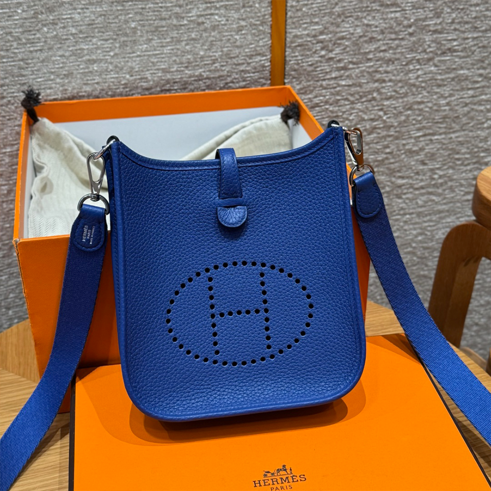 올수공 에르메스 에블린 미니 7T/Blue electric 클레망스 실버 하드웨어