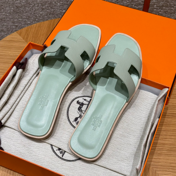 올수공 에르메스 오란 민트 그린 엡송 가죽
