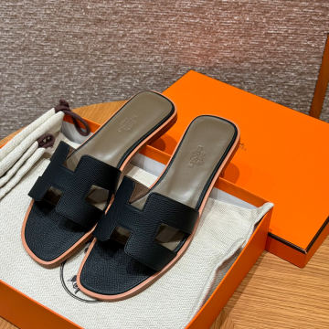 올수공 에르메스 오란 블랙 & 에토프 엡송 가죽