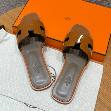 올수공 에르메스 오란 브라운 & 에토프 엡송 가죽