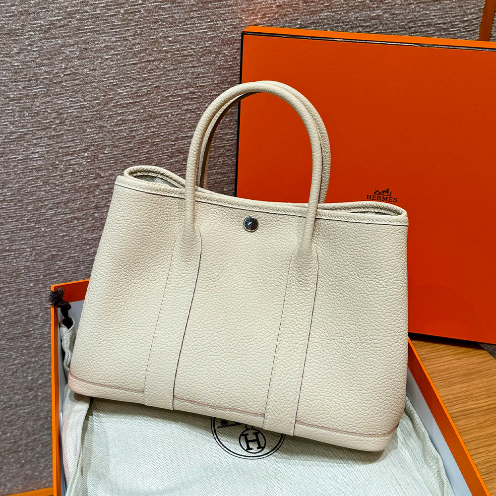 올수공 에르메스 가든파티 30 10/Craie vache 실버 하드웨어