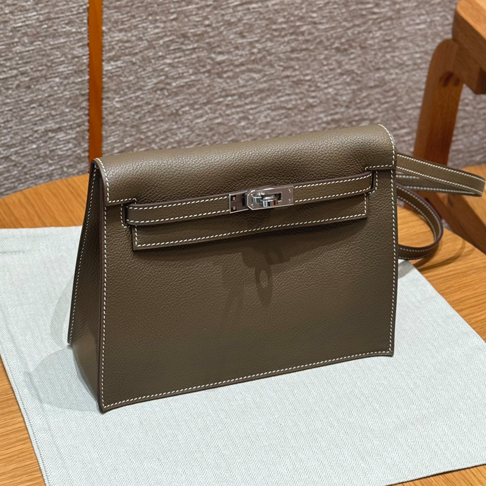 올수공 에르메스 켈리 단스 ck18/Etoupe 스위프트 실버 하드웨어