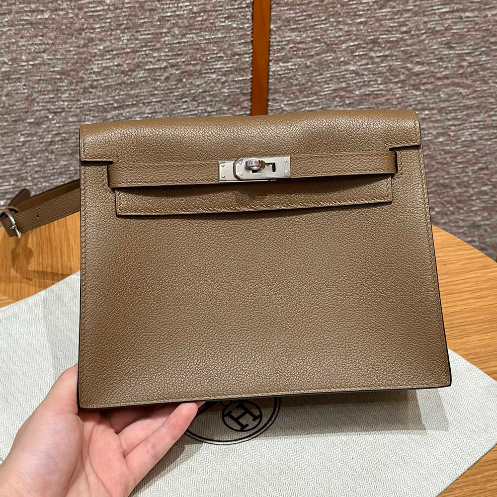 올수공 에르메스 켈리 단스 D0/Beige de Weimar 에버컬러 실버 하드웨어