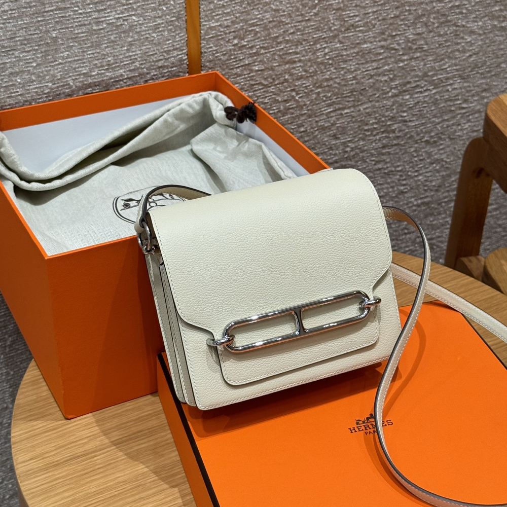 올수공 에르메스 롤리스 18 Nata 에버컬러 가죽 실버 하드웨어