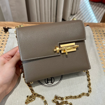 올수공 에르메스 베르루 샹 21 Etoupe 체브르 골드 하드웨어