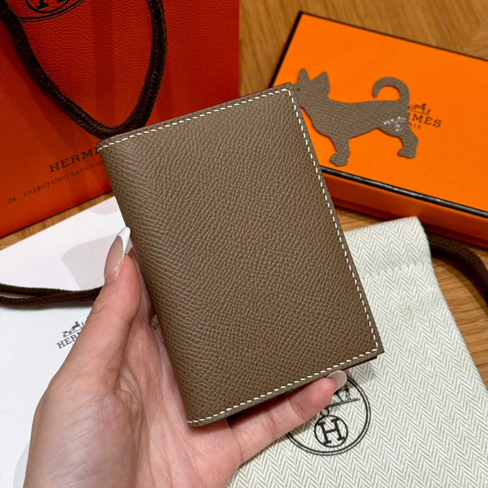 올수공 에르메스 MC2 EUCLIDE Etoupe 유클리드 엡송 카드 지갑