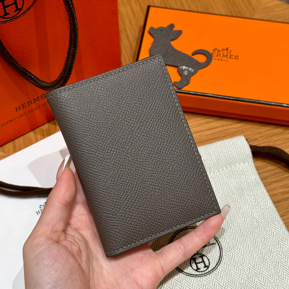 올수공 에르메스 MC2 EUCLIDE Girs Etain 유클리드 엡송 카드 지갑