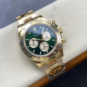 QF공장 롤렉스 데이토나 헐크 그린 다이얼 옐로우 골드 금통 126508-0008