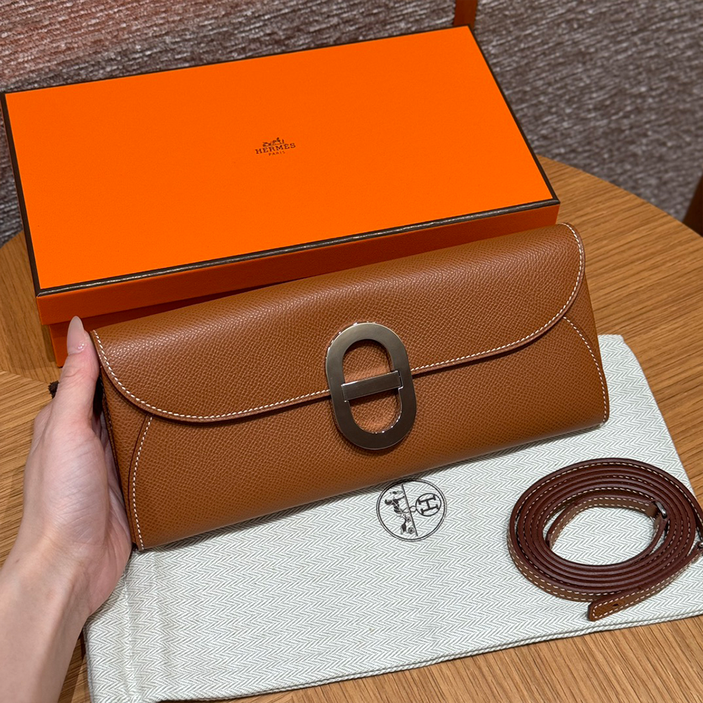 올수공 에르메스 샹달 투 고 지갑 ck37/Gold 앱송 실버 하드웨어