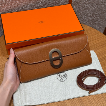 올수공 에르메스 샹달 투 고 지갑 ck37/Gold 앱송 실버 하드웨어