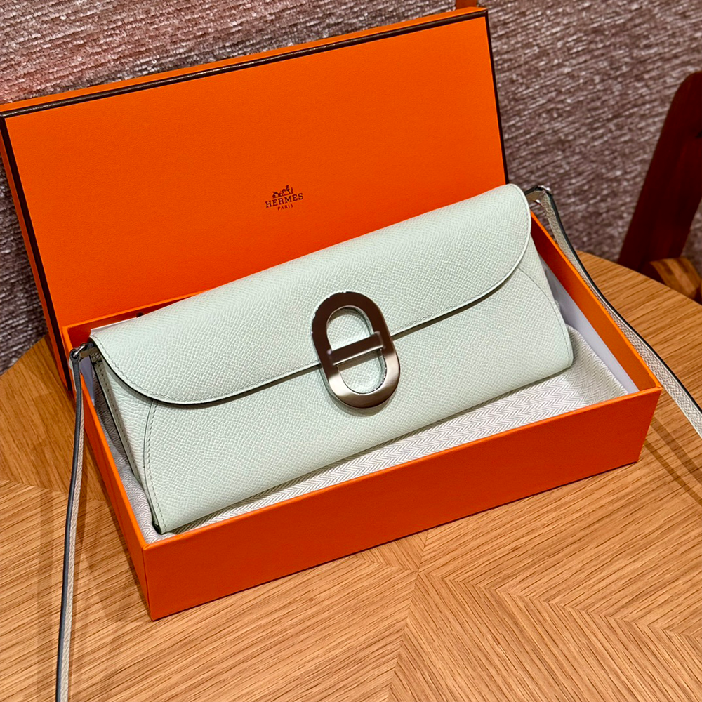 올수공 에르메스 샹달 투 고 지갑 OZ/Vert Fizz 앱송 실버 하드웨어