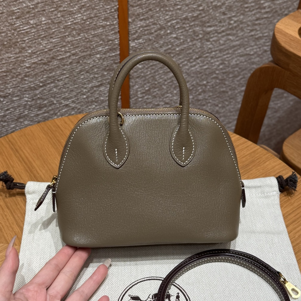 올수공 에르메스 볼리드 미니 18/Etoupe 체브르 골드 하드웨어