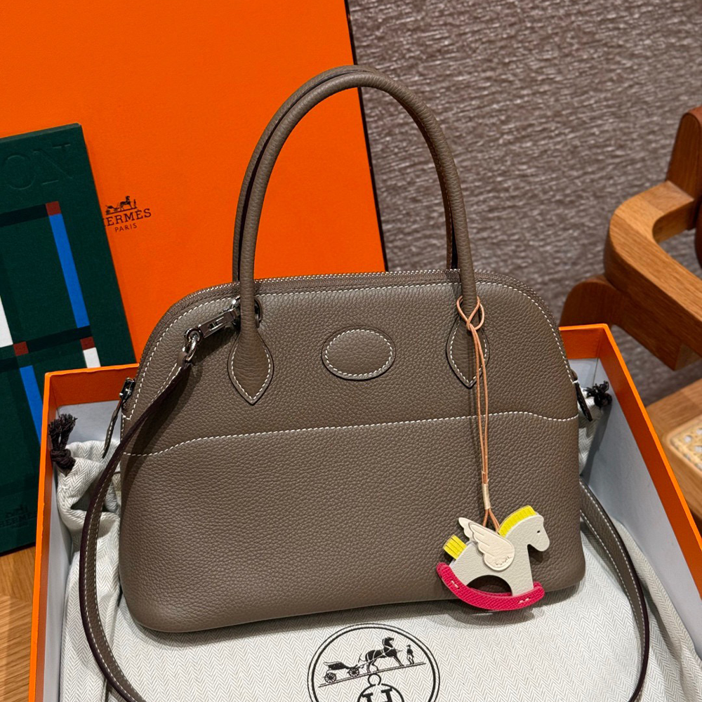 올수공 에르메스 볼리드 27 18/Etoupe 토고 실버 하드웨어