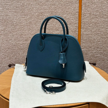 올수공 에르메스 볼리드 25 W0/Vert Bosphore 에버컬러 실버 하드웨어