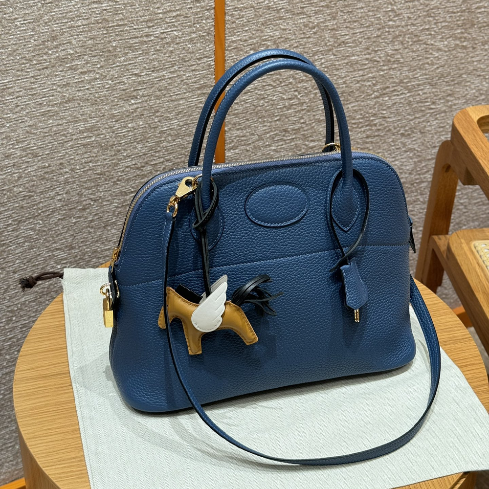 올수공 에르메스 볼리드 31 7E/Blue brighton 클레망스 골드 하드웨어