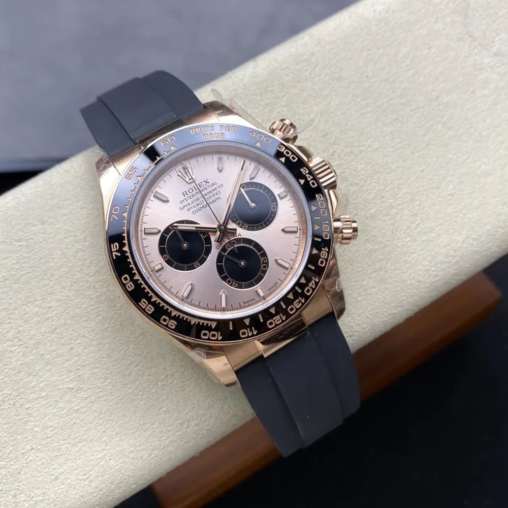 QF공장 롤렉스 데이토나 썬더스트 다이얼 로즈골드 금통 러버밴드 126515