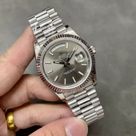 GM공장 V3 롤렉스 데이데이트 40 그레이 다이얼 화이트 골드 금통 228236