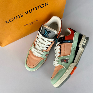 루이비통 LV 트레이너 스니커즈 민트 & 브라운