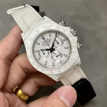 DIW공장 롤렉스 데이토나 화이트 다이얼 카본 케이스 40mm