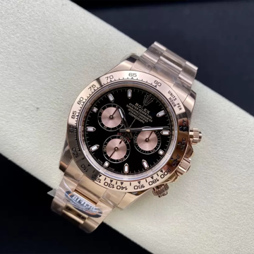 BT공장 롤렉스 데이토나 블랙 다이얼 로즈 골드 금통 40mm 116505