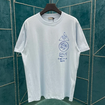 디올 AND HYLTON NEL 티셔츠 블루