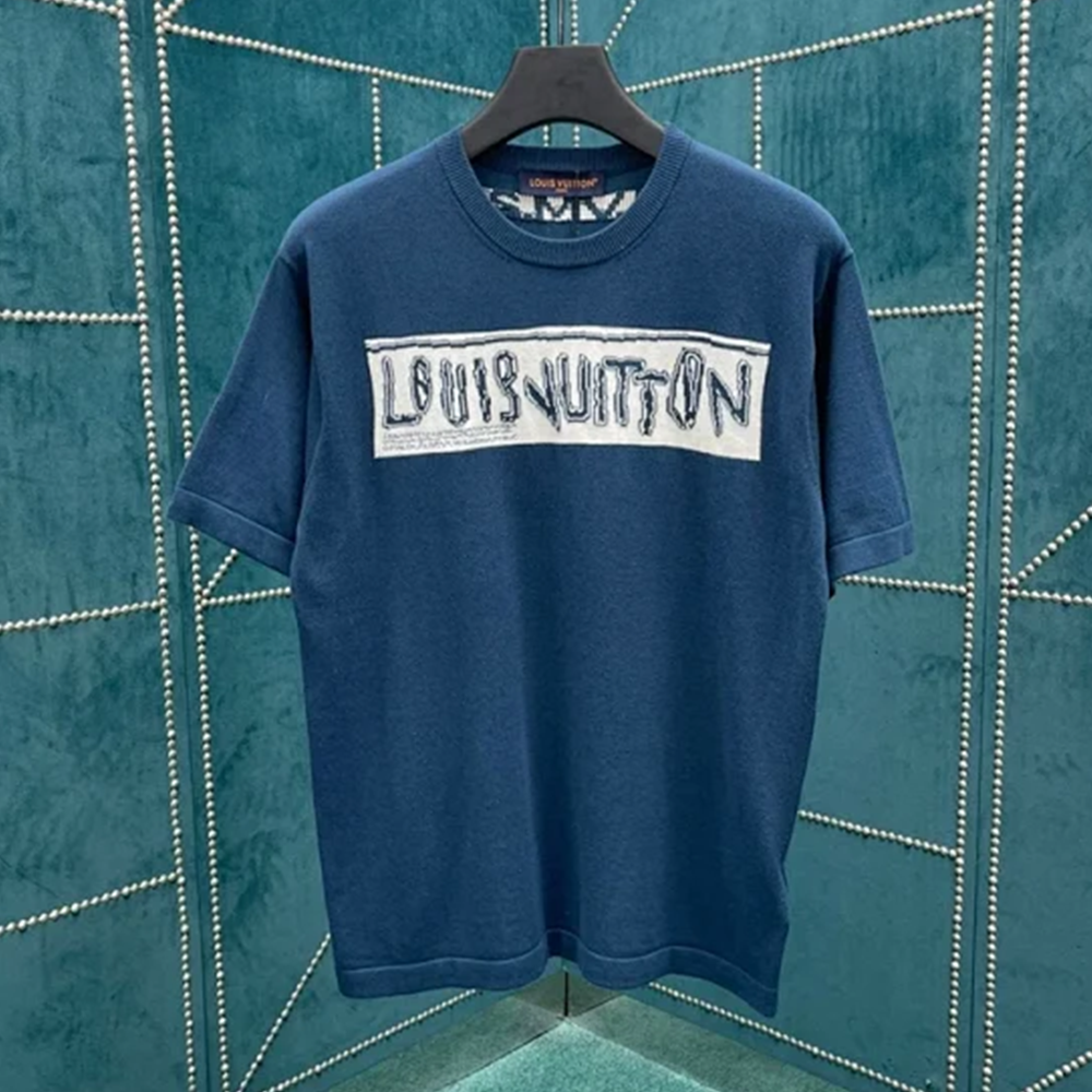 루이비통 이니셜 시그니처 코튼 크루넥