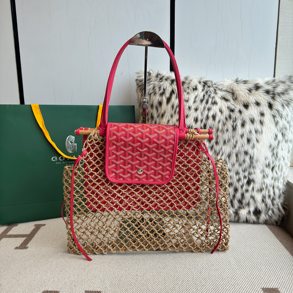 고야드 알리그르 메쉬 백 핑크