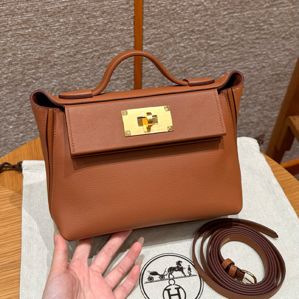 올수공 에르메스 켈리 2424 백 미니 Gold 에버컬러 골드 하드웨어