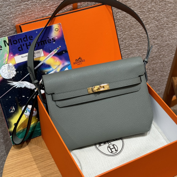 올수공 에르메스 켈리 데페슈 25 Vert Amanda 엡송 골드 하드웨어