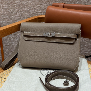 올수공 에르메스 켈리 데페슈 25 Etoupe 토고 실버 하드웨어