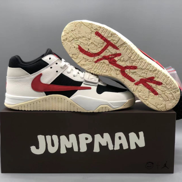 조던 x 트래비스 스캇 점프맨 잭 TR 유니버시티 레드