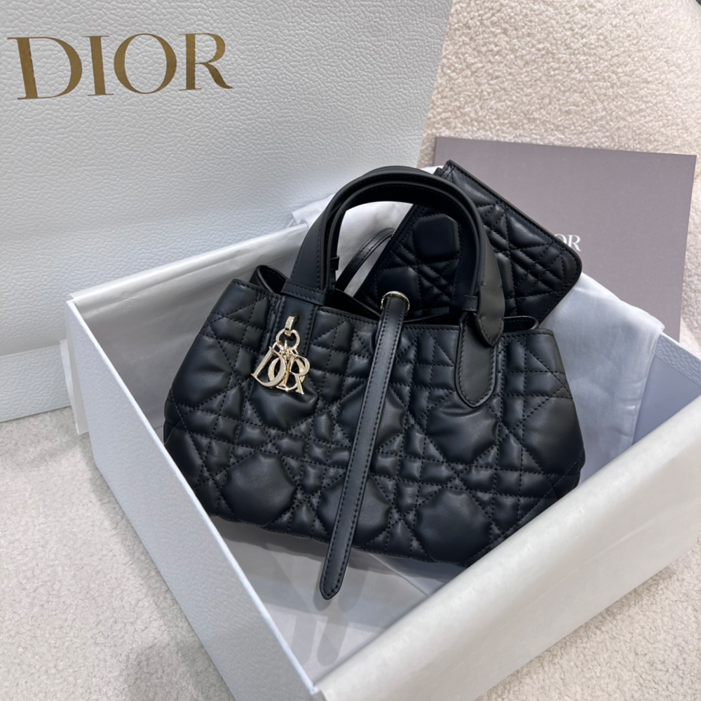 디올 뚜주흐백 블랙 매크로까나쥬 송아지 가죽