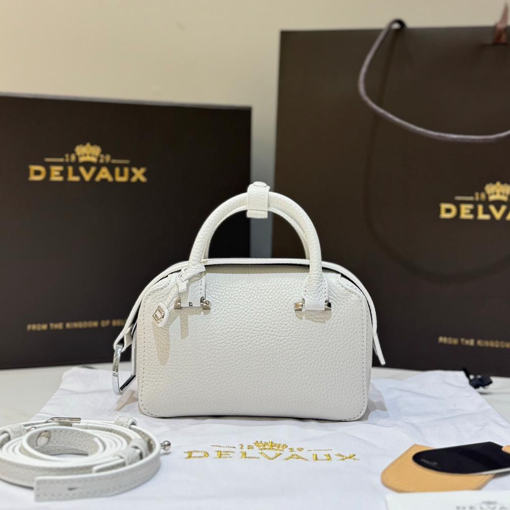 DELVAUX 델보 쏘쿨 미니 쿨박스 나노 화이트