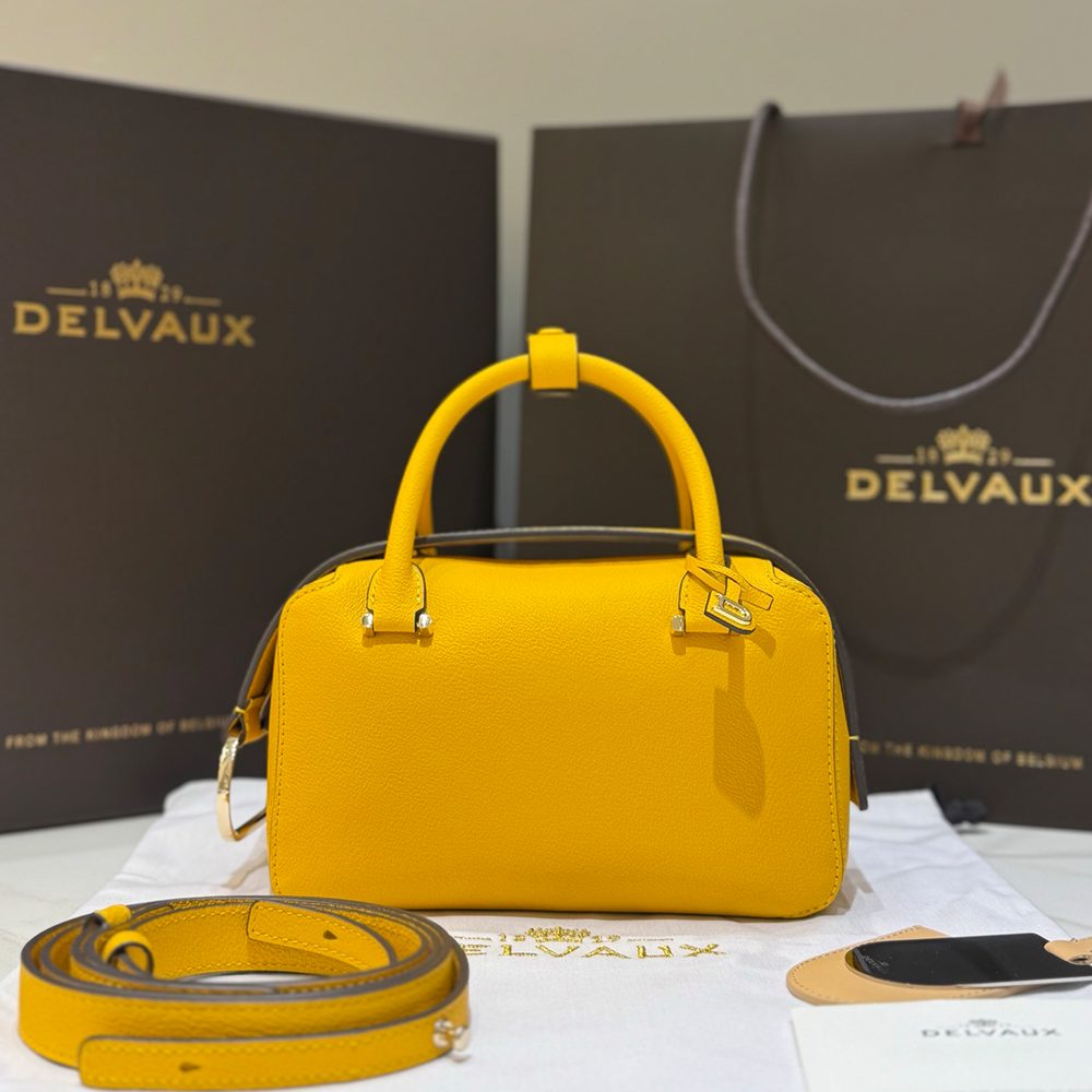 DELVAUX 델보 쏘쿨 미니 쿨박스 나노 옐로우