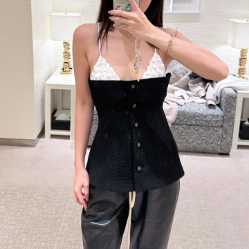 샤넬 크루즈 컬렉션 3D 플라워 캐미솔