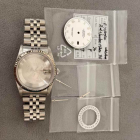롤렉스 데이트저스트 36 흰판 무브먼트 제외 올 정품 커스텀 제품