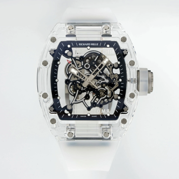 소닉공장 리차드밀 부바왓슨 크리스탈 케이스 투명 러버밴드 RM-055