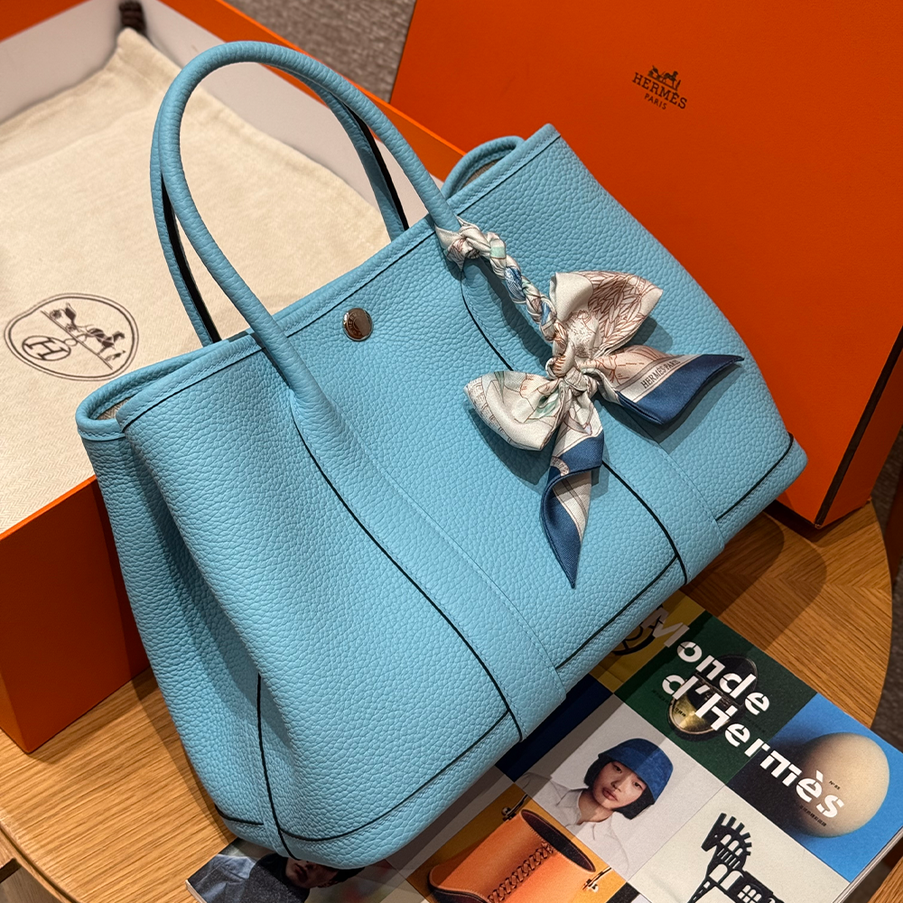 올수공 에르메스 가든파티 30 Celeste 네곤다 실버 하드웨어