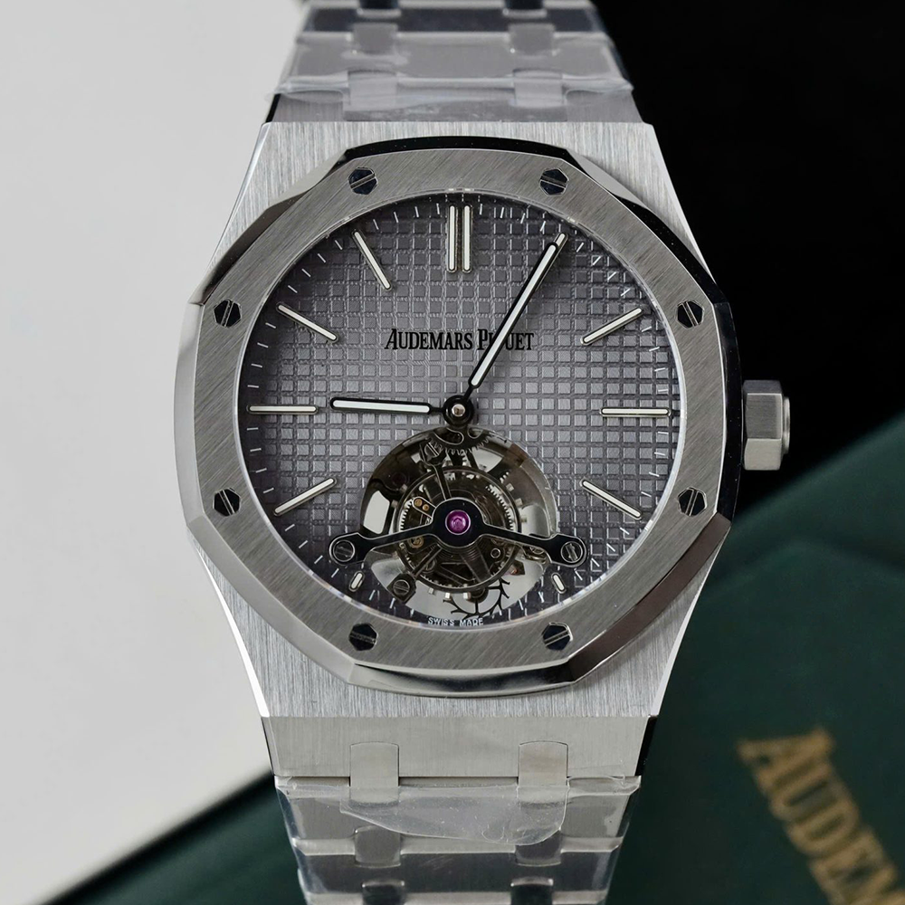 APS공장 오데마피게 로얄오크 뚜르비옹 그레이 다이얼 41mm 26522