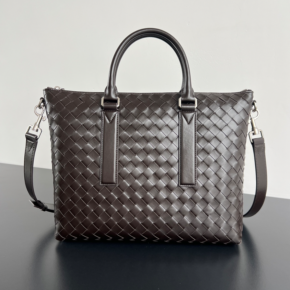 보테가베네타 25SS 인트레치아토 토트백 브라운 815784