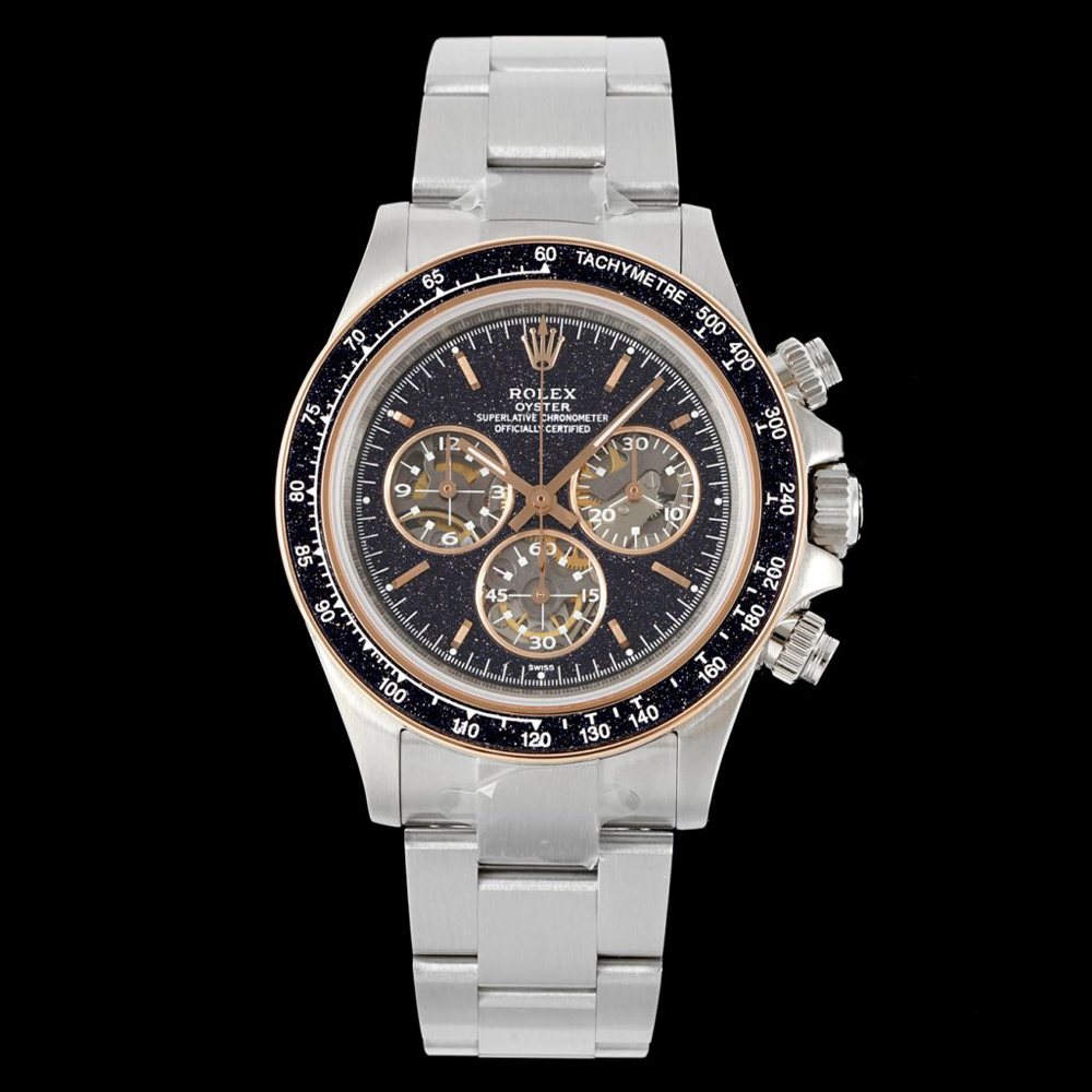 DIW공장 롤렉스 데이토나 카본 베젤 어벤츄린 다이얼 스틸 콤비 40mm