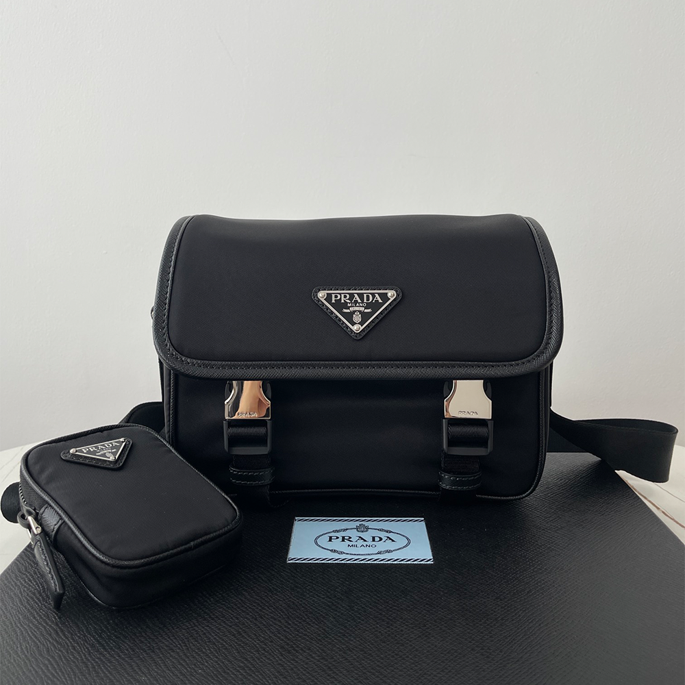 프라다 나일론 메신저 크로스백 1BD334