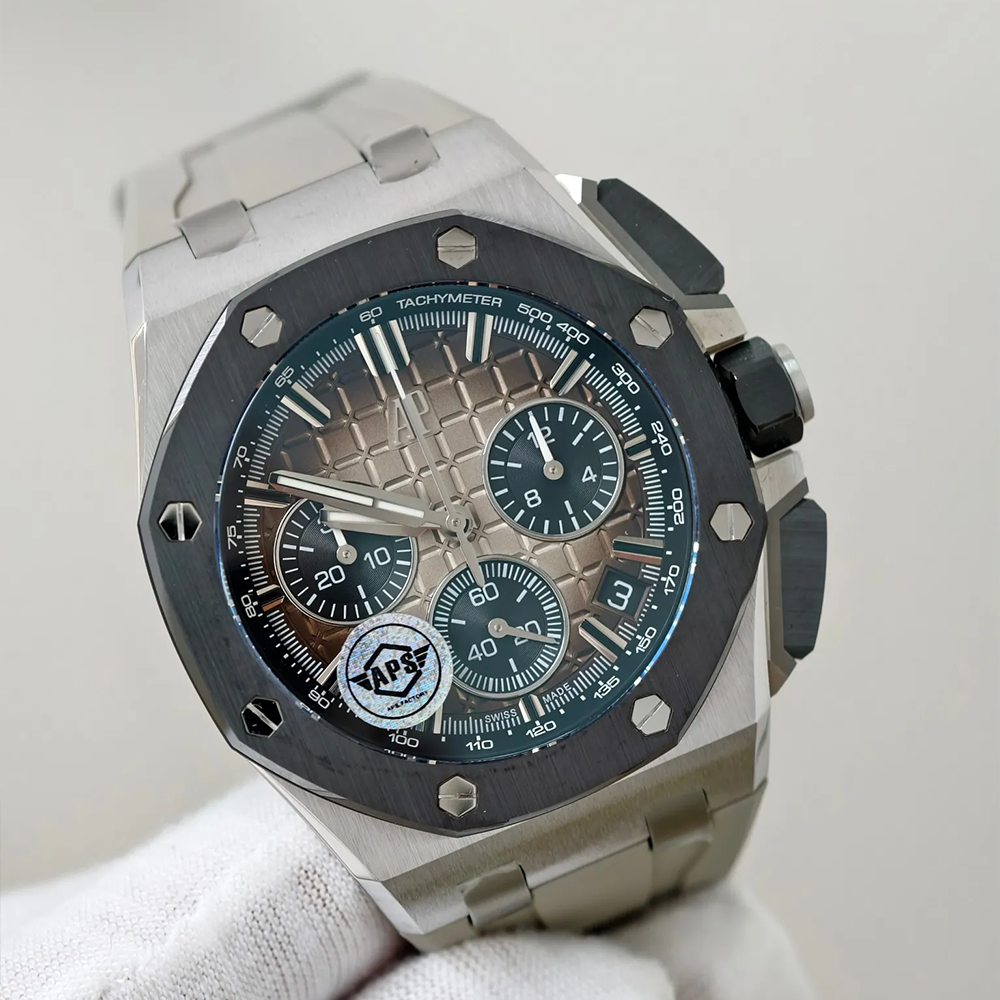 APS공장 오데마피게 로얄오크 오프쇼어 크로노그래프 브라운 다이얼 43mm 26420