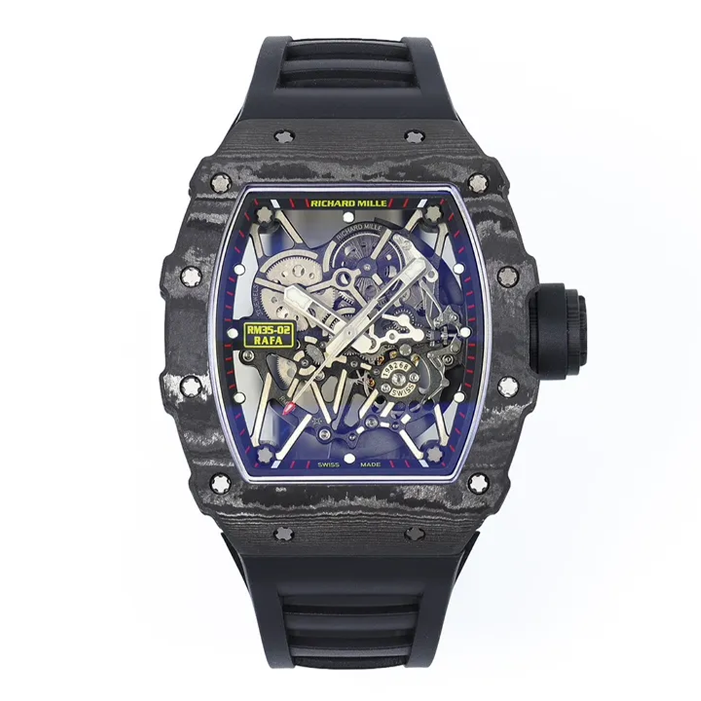 ZF공장 리차드밀 라파엘 나달 RM35-02 블랙 카본 / 블랙 러버밴드