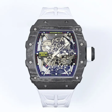 ZF공장 리차드밀 라파엘 나달 RM35-02 블랙 카본 / 화이트 러버밴드