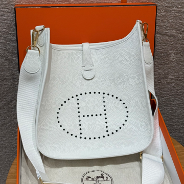 올수공 에르메스 에블린 29 Blanc 클레망스 골드 하드웨어